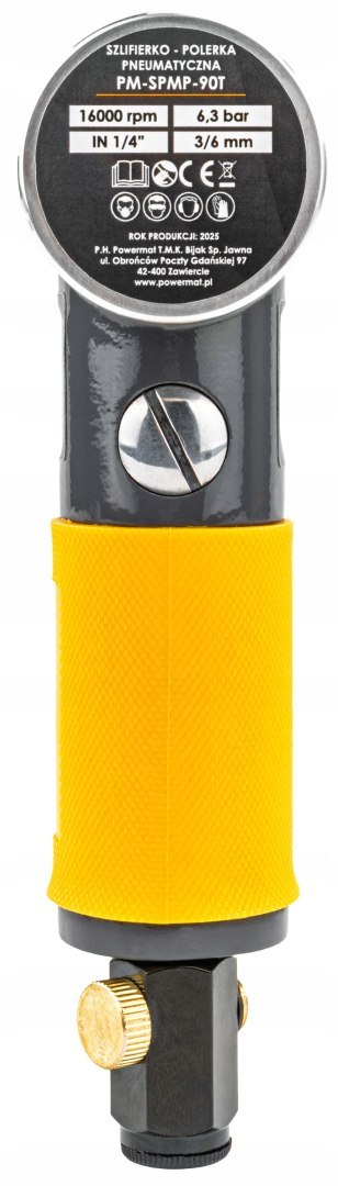 SZLIFIERKA POLERKA PNEUMATYCZNA 1/4" 6BAR ZESTAW FREZÓW PADÓW SZLIFIERSKICH