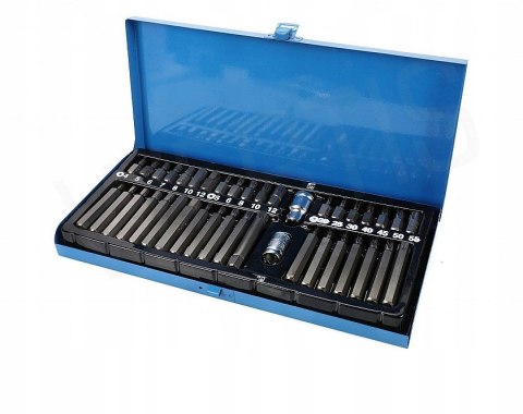 ZESTAW KLUCZE TORX SPLINE IMBUS HEX BITY 40szt CrV