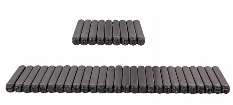 ZNACZNIKI NUMERATORY 36 NUMERATOR LITERY CYFRY 5mm