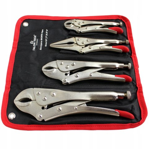 Zestaw szczypiec zaciskowych Falon-Tech 4 sztuki