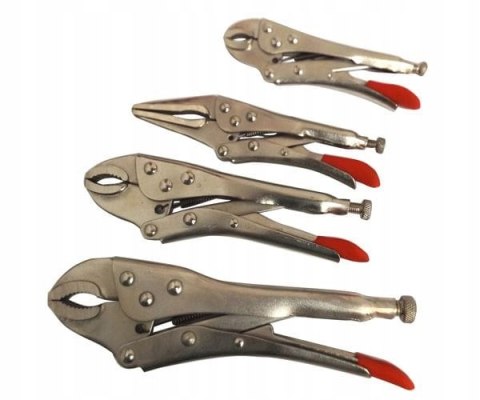 Zestaw szczypiec zaciskowych Falon-Tech 4 sztuki