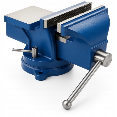 Imadło ŚLUSARSKIE 125mm Z KOWADŁEM OBROTOWE 360st. MOCNE SOLIDNE