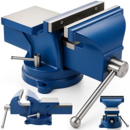 Imadło ŚLUSARSKIE 150mm Z KOWADŁEM OBROTOWE 360st. MOCNE SOLIDNE 150