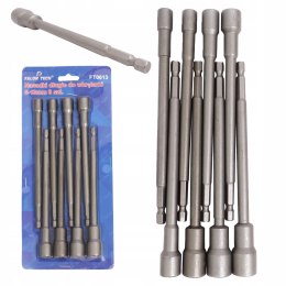 KLUCZE 6-13 NASADOWE MAGNETYCZNE DŁUGIE 150mm 8szt