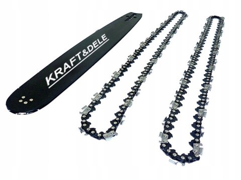 KRAFT&DELE PROWADNICA + ŁAŃCUCHY DO PIŁY 16" / 40CM / 1,3MM KD10152