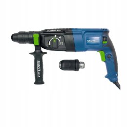 MŁOTOWIERTARKA WIERTARKA Z UDAREM MŁOT UDAROWY MOCNA SDS+ 2650W + GŁÓWKA