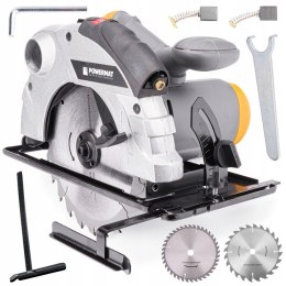 PIŁA TARCZOWA PILARKA RĘCZNA DO DREWNA Z LASEREM 2250W PRZECINARKA 185 MM