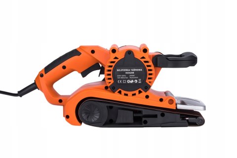 SZLIFIERKA TAŚMOWA SIECIOWA DO DREWNA 2000W CZYSZCZARKA TAŚMÓWKA 76x533mm