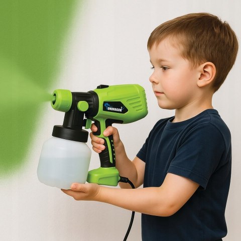 AGREGAT MALARSKI PISTOLET LAKIERNICZY NATRYSKOWY do MALOWANIA ŚCIAN 800ml