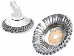 DRUCIAK TARCZA SZCZOTKA DRUCIANA DO KOSY CHWASTY