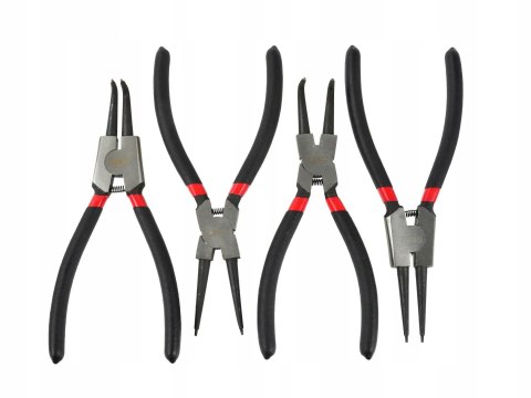 Geko Zestaw szczypiec Seeger'a 200mm 4szt. G01662