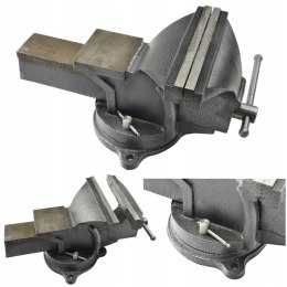 IMADŁO ŚLUSARSKIE OBROTOWE 200mm KOWADŁO STALOWE SZCZĘKI ANTYPOŚLIZGOWE