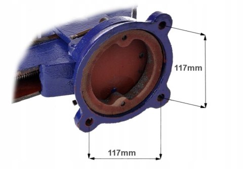 KRAFT&DELE IMADŁO OBROTOWE 150 MM Z KOWADŁEM KD1103