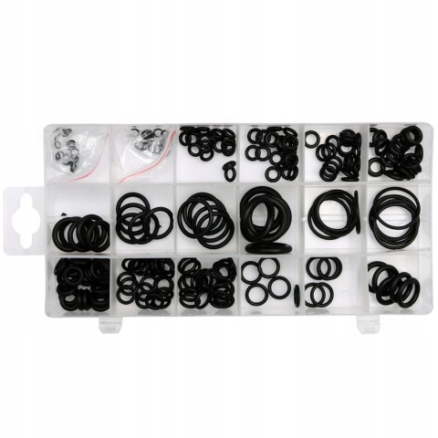 ORINGI GUMKI USZCZELKI GUMOWE OLEJOODPORNE 225SZT.1-4 MM O-RINGI ORGANIZER