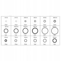 ORINGI GUMKI USZCZELKI GUMOWE OLEJOODPORNE 225SZT.1-4 MM O-RINGI ORGANIZER