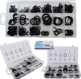 ORINGII GUMKI USZCZELKI GUMOWE 225 SZT OLEJOODPORNE ZESTAW ORINGÓW Paliwa