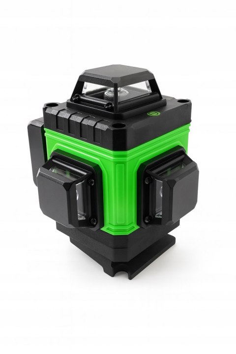 POZIOMICA LASEROWA LASER KRZYŻOWY ZIELONY SAMOPOZIOMUJĄCA 4D 360 2 BATERIE
