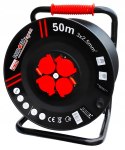Przedłużacz bębnowy, ogrodowy MIDORI JAPAN 50 m 4 szt. gniazd czarny