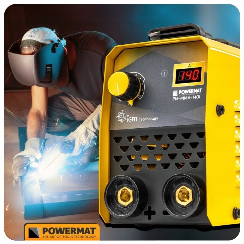 SPAWARKA INWERTOROWA INWERTEROWA LCD MMA 140A IGBT HOT START ANTI STICK VRD