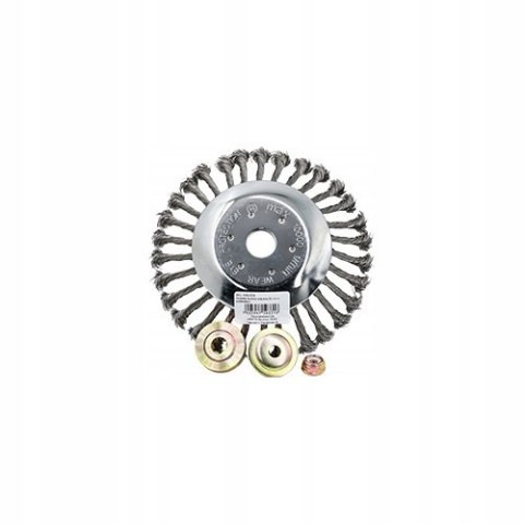 SZCZOTKA DO CZYSZCZENIA KOSTKI BRUKOWEJ DRUCIANA SKRĘCANA 200x25,4 - Wertis