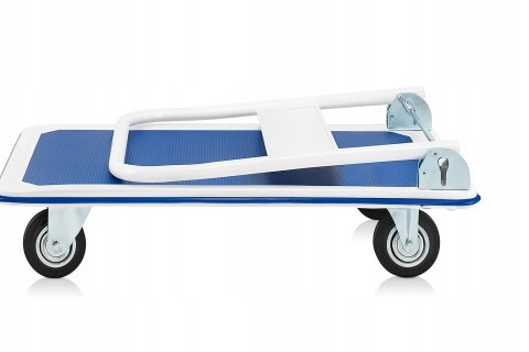 WÓZEK PLATFORMOWY TOWAROWY SKŁADANY TRANSOPORTOWY MAGAZYNOWY 150KG 74x47cm