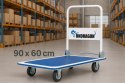 WÓZEK PLATFORMOWY TOWAROWY SKŁADANY TRANSOPORTOWY MAGAZYNOWY 300KG 90x60cm