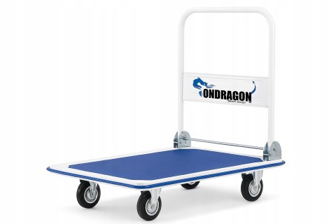 WÓZEK PLATFORMOWY TOWAROWY SKŁADANY TRANSOPORTOWY MAGAZYNOWY 300KG 90x60cm