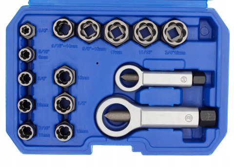 WYKRĘTAKI DO ZERWANYCH URWANYCH ŚRUB / SZPILEK I NAKRĘTEK 26 ELEMENTÓW