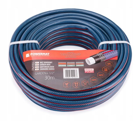 Wąż OGRODOWY Do Wody 1/2'' 50m 4 Warstwowy 22 Bar