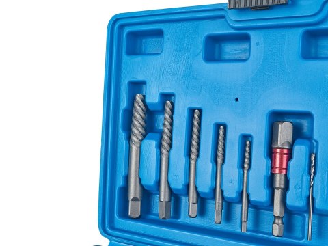 Wykrętaki do zerwanych urwanych śrub szpilek przecinak nakrętek 26 sztuk