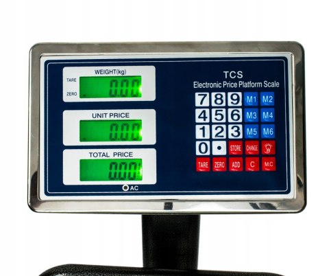 300KG WAGA MAGAZYNOWA PRZEMYSŁOWA TOWAROWA SKLEPOWA PLATFORMOWA MOCNA LCD