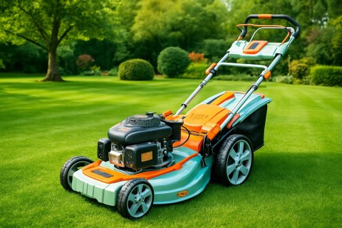 KOSIARKA SPALINOWA Z NAPĘDEM 51cm 9w1 MIELENIE WYRZUT BOCZNY 8KM noż GRATIS