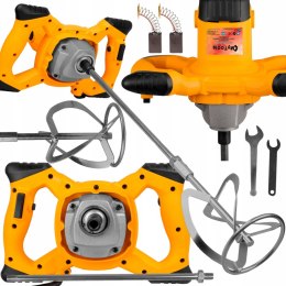 MIESZADŁO ELEKTRYCZNE BUDOWLANE ZAPRAWY KLEJ TYNK BETON 2X MIESZALNIK 3000W