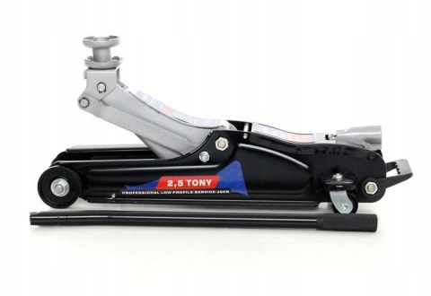 Podnośnik SAMOCHODOWY Żaba Lewarek 2,5T Guma NISKI NISKOPROFILOWY 2500KG