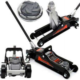 Podnośnik SAMOCHODOWY Żaba Lewarek 2,5T Guma NISKI NISKOPROFILOWY 2500KG