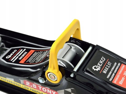 Podnośnik SAMOCHODOWY Żaba Lewarek 2,5T Guma NISKI NISKOPROFILOWY 2500KG