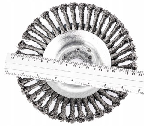 SZCZOTKA DO CZYSZCZENIA KOSTKI BRUKOWEJ SZCZOTKA DO KOSY NA CHWASTY DRUCIAK