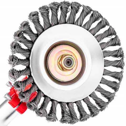 SZCZOTKA DO CZYSZCZENIA KOSTKI BRUKOWEJ SZCZOTKA DO KOSY NA CHWASTY DRUCIAK