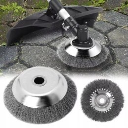 SZCZOTKA DO KOSTKI BRUKOWEJ CZYSZCZENIA MCHU KOSY PODKASZARKI 200mm 22