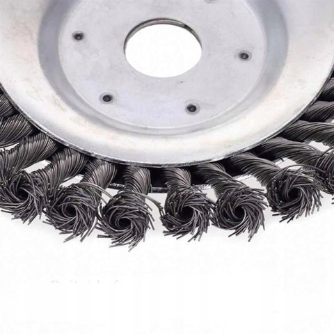 SZCZOTKA DRUCIANA DO KOSY PODKASZARKI SPALINOWEJ GŁOWICA 200mm 25,4MM