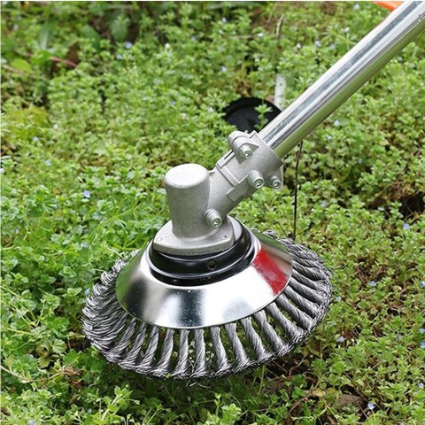 TARCZA SZCZOTKA DRUCIANA DRUCIAK DO KOSY SPALINOWEJ CHWASTÓW DRUT 15cm