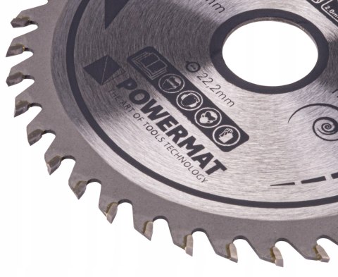 TARCZA WIDIOWA TARCZOWA WIDIA DO CIĘCIA DREWNA 125x22.2mm 40Z