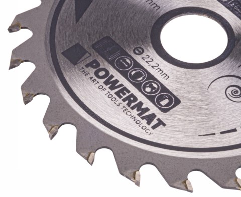 Tarcza WIDIOWA Do Drewna Piły Piła 125 x 22.2 24Z