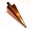 WIERTŁO STOŻKOWE STOPNIOWE HSS + TYTAN 4-12mm
