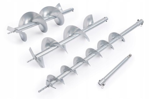 WIERTNICA GLEBOWA ŚWIDER SPALINOWY 6KM + WIERTŁA 10/20/30cm + PRZEDŁUŻKA