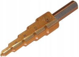 Wiertło stopniowe stożkowe choinka HSS 4-12 mm