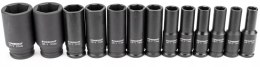 Zestaw nasadek udarowych sześciokąt 1/2cal 10-32mm