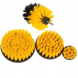 4x SZCZOTKA SZCZOTKI CZYSZCZĄCE NA WIERTARKĘ 1/4