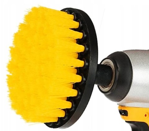 4x SZCZOTKA SZCZOTKI CZYSZCZĄCE NA WIERTARKĘ 1/4