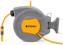AUTOMATYCZNY BĘBEN ZWIJACZ NA WĄŻ OGRODOWY NAŚCIENNY 1/2 20m + PISTOLET PRO